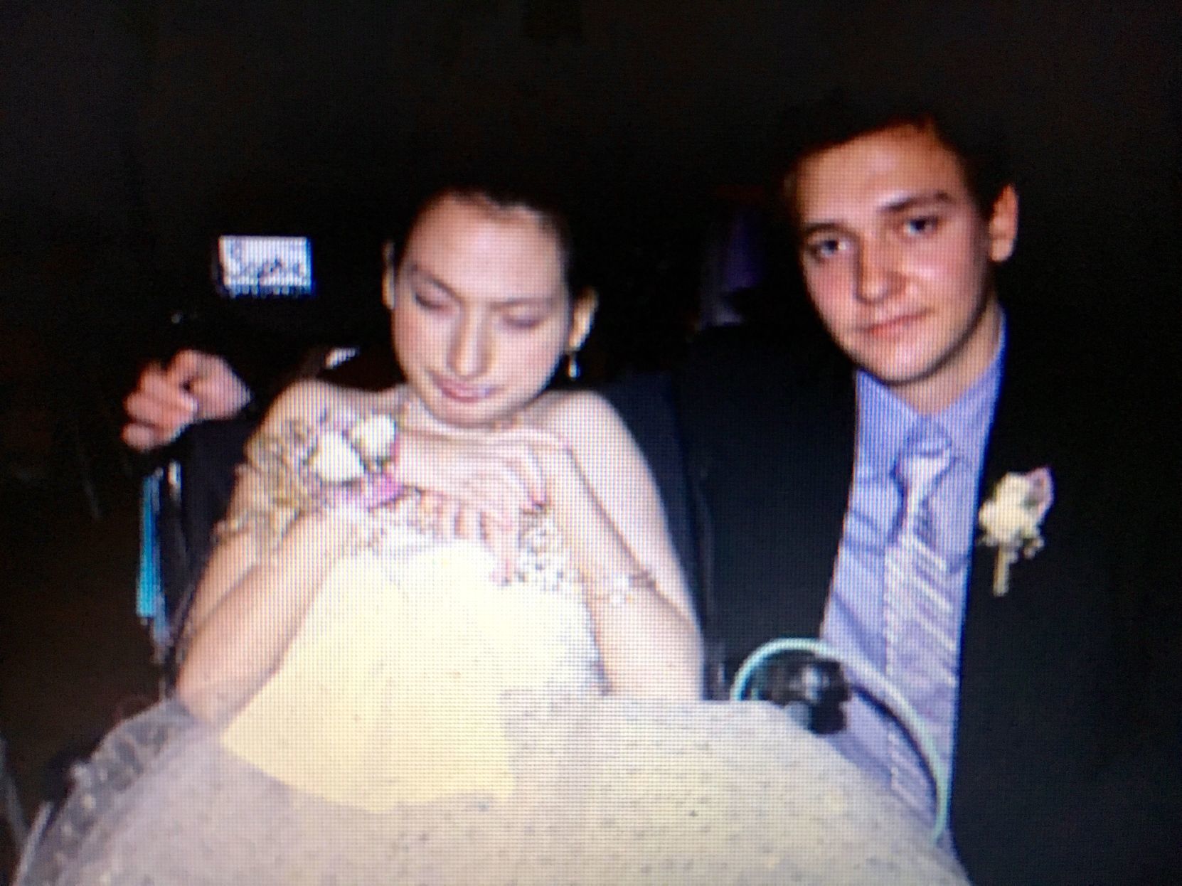 Sophia and Tommy at the dance